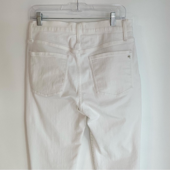 Madewell 9” High Rise Skinny White Jeans - Picture 10 of 15